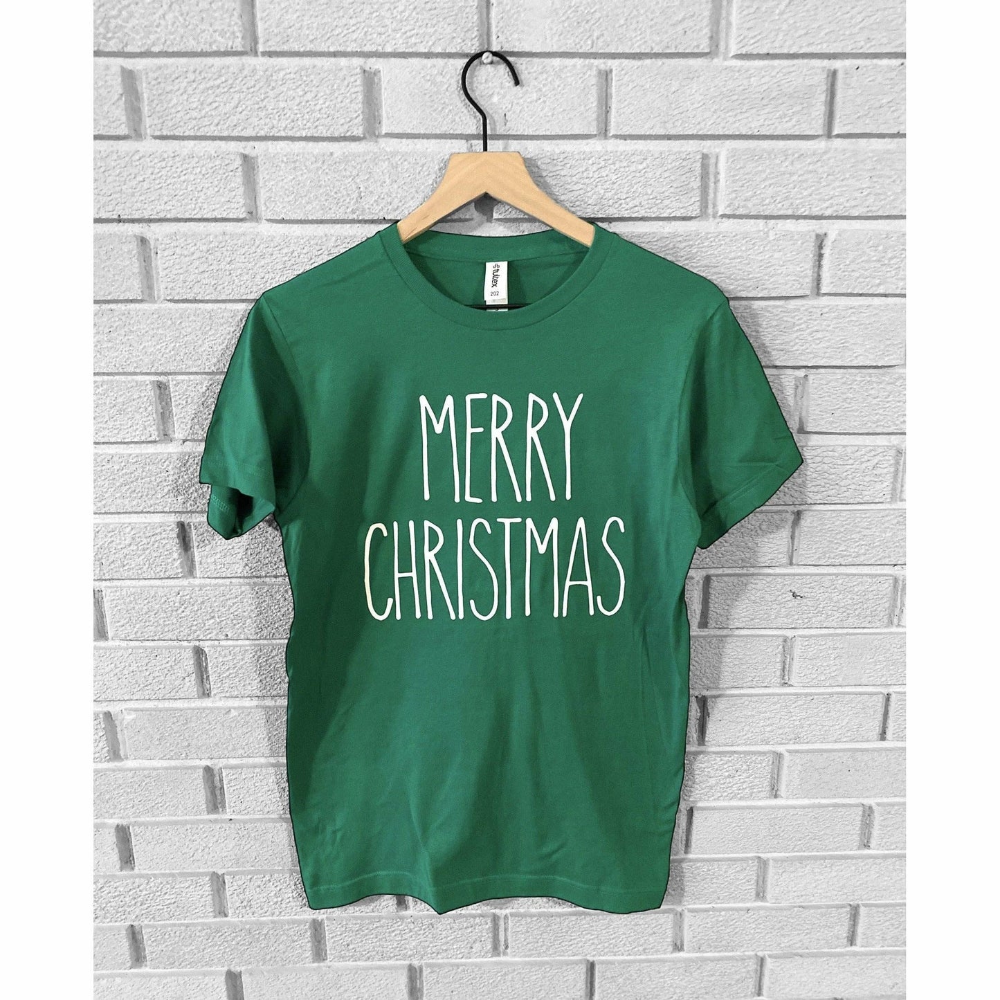 Merry Christmas - Screen Print Transfer Graphic Tee