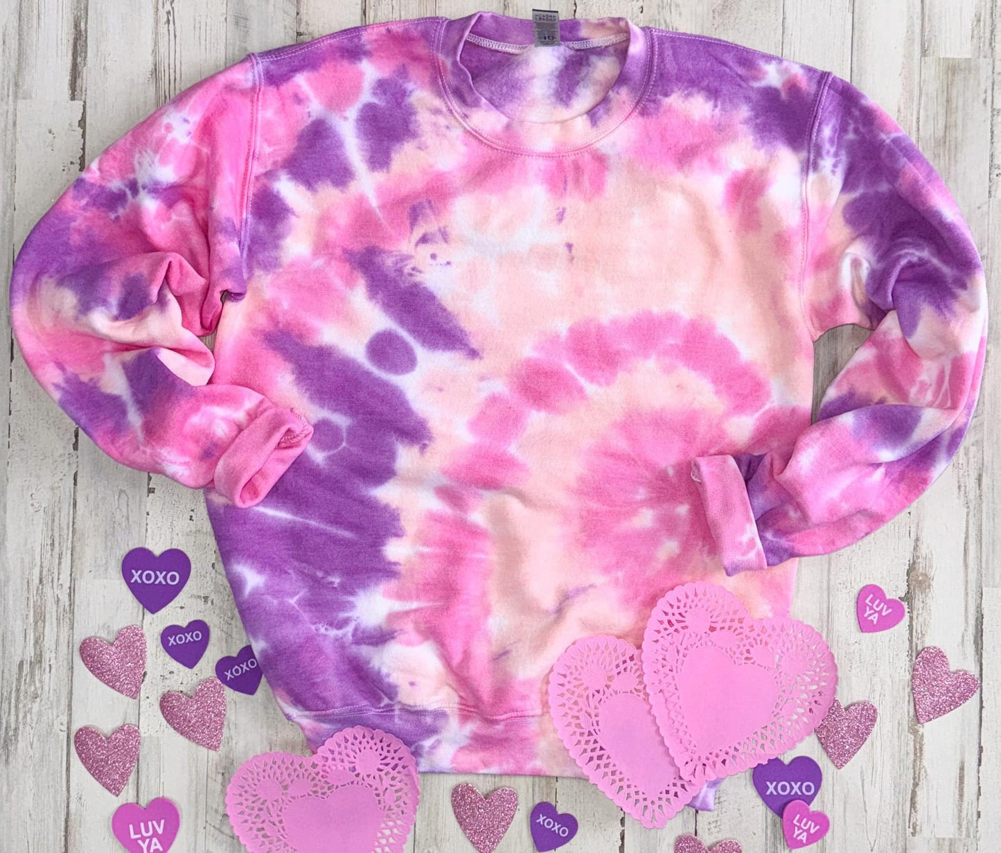 Girly Vibes Tie Dye Sweatshirt (CLOSING 12/27)