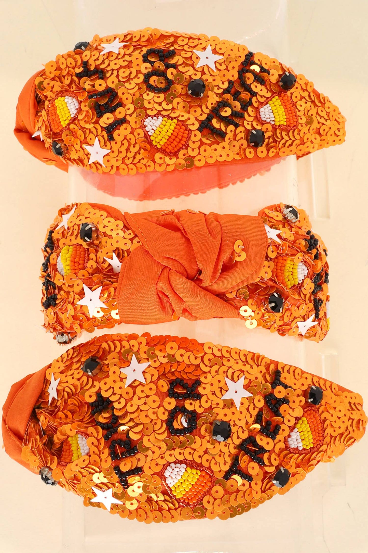 Halloween Trick or Treat Top Knotted Headband