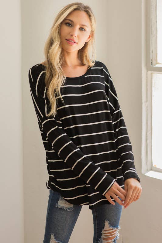 LMT1774-S-The Moment of the Truth Stripe Top
