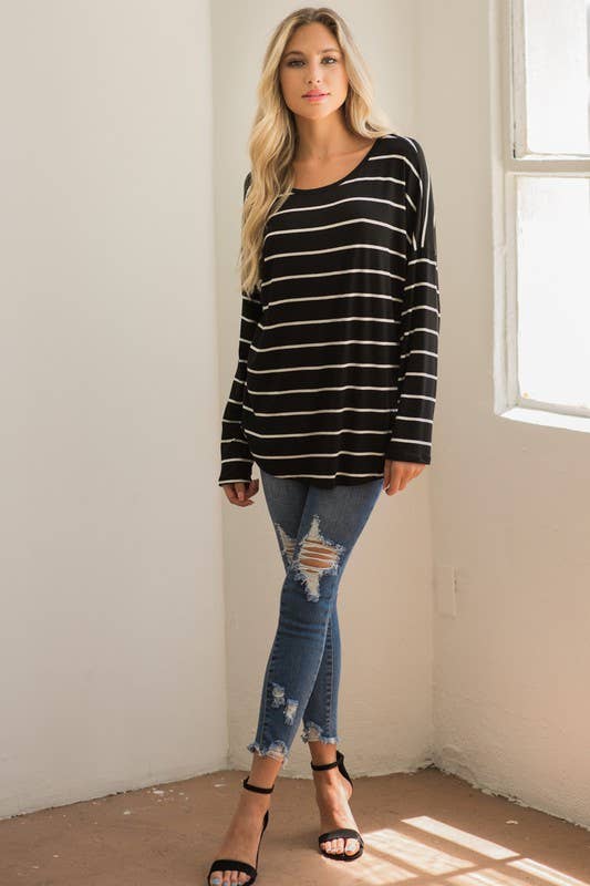 LMT1774-S-The Moment of the Truth Stripe Top