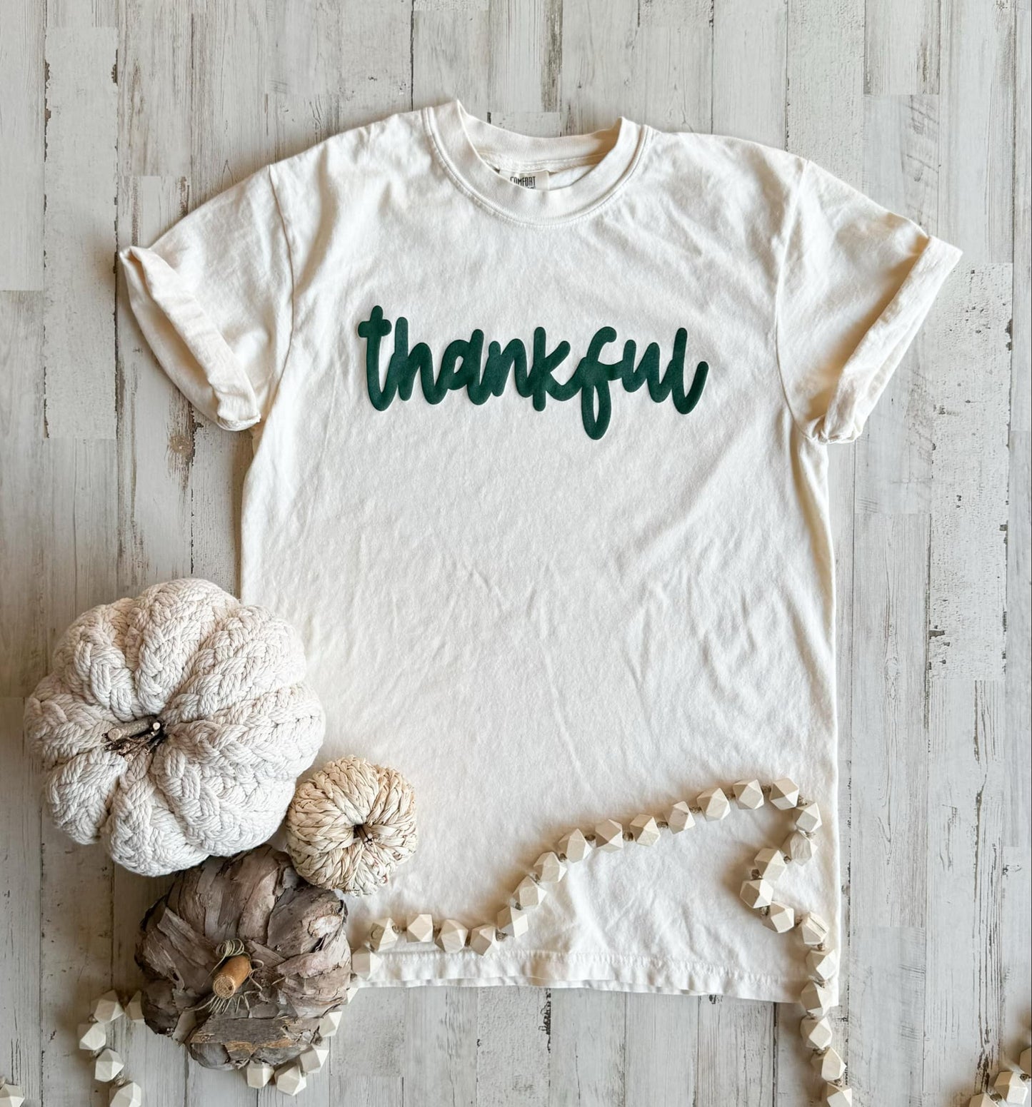 Thankful- Puff Ink Tee