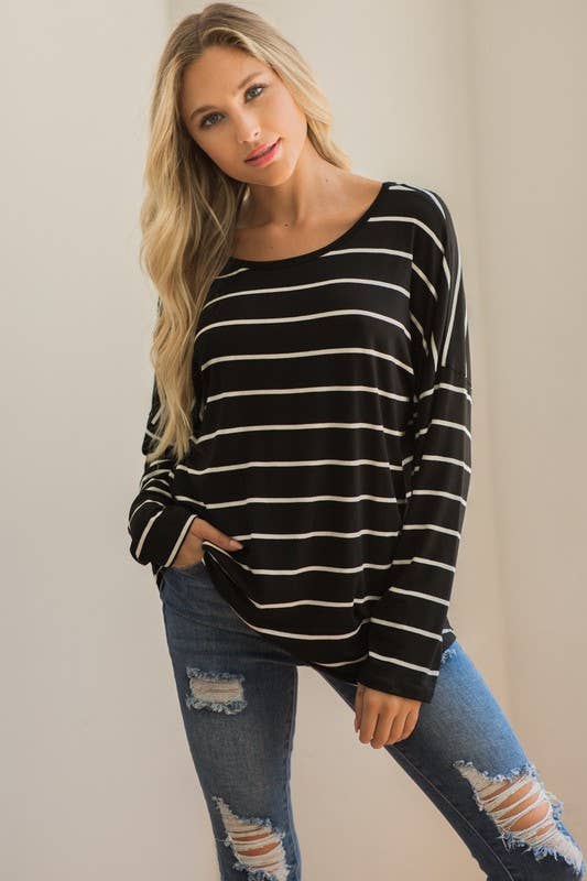 LMT1774-S-The Moment of the Truth Stripe Top