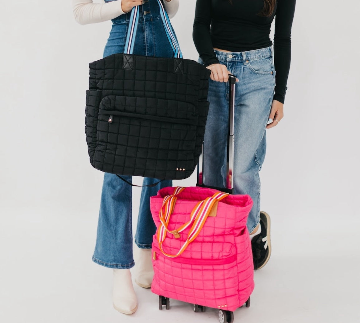 Tenley Quilted Tote Roller Bag
