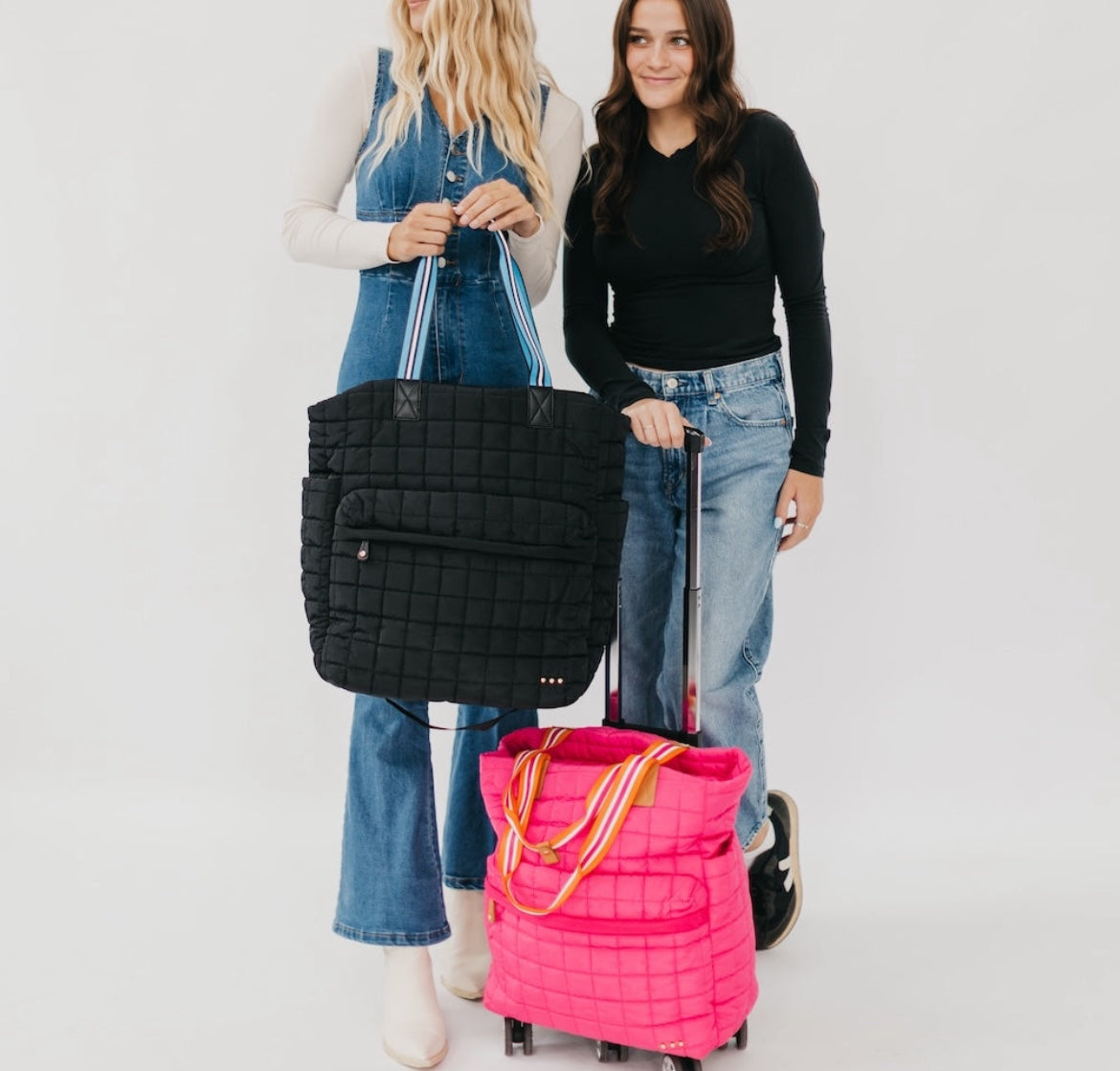Tenley Quilted Tote Roller Bag