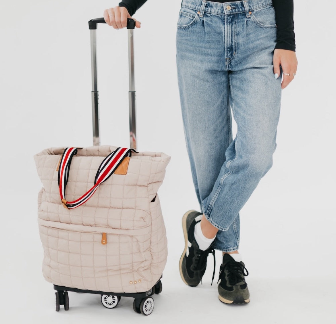 Tenley Quilted Tote Roller Bag