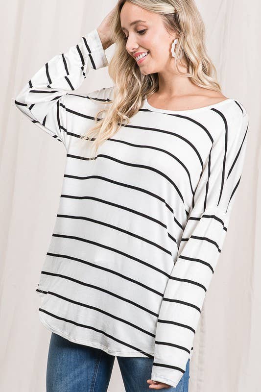 LMT1774-S-The Moment of the Truth Stripe Top
