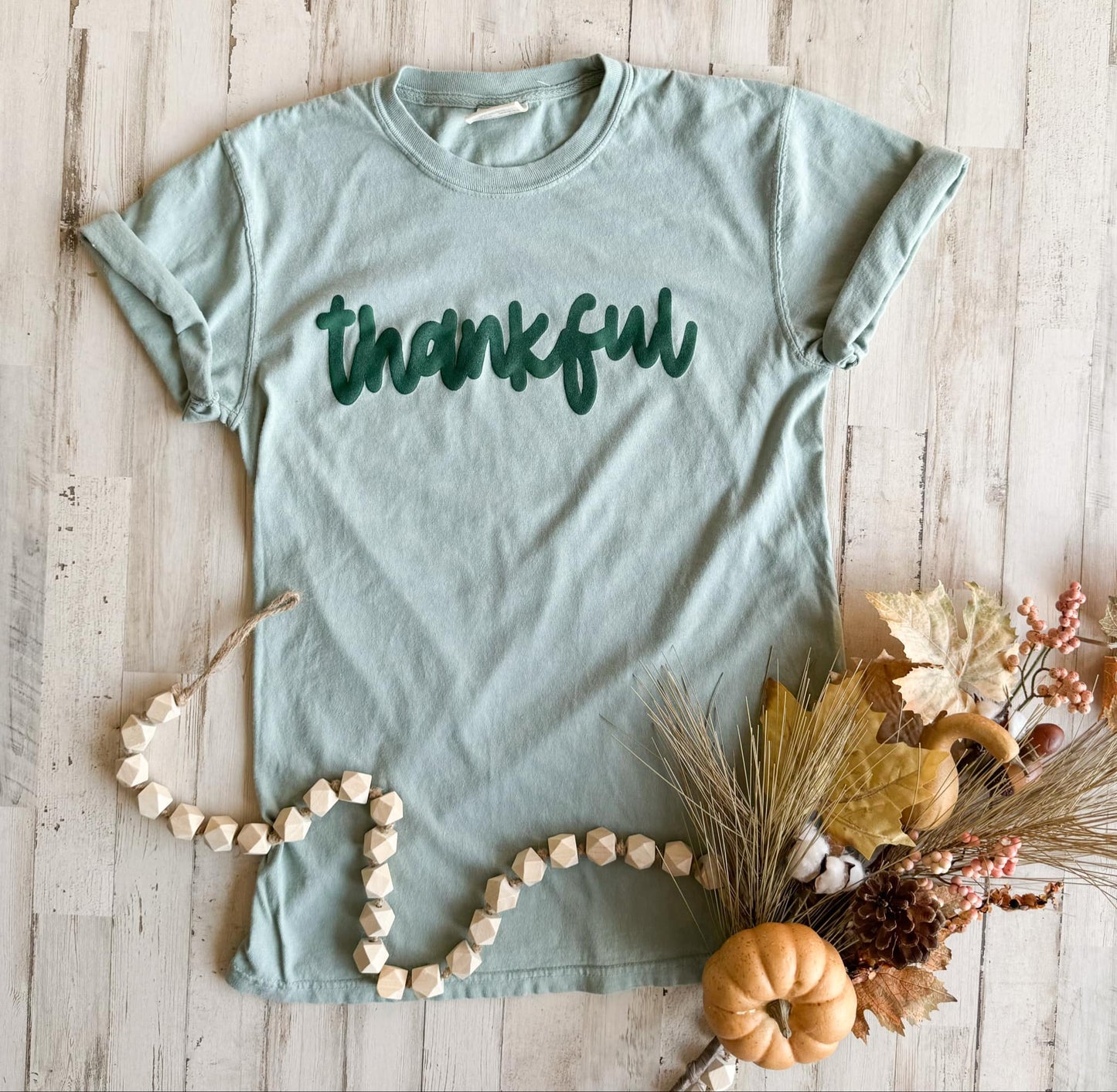 Thankful- Puff Ink Tee