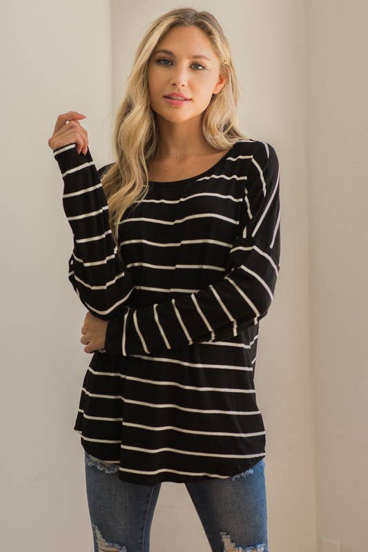 LMT1774-S-The Moment of the Truth Stripe Top