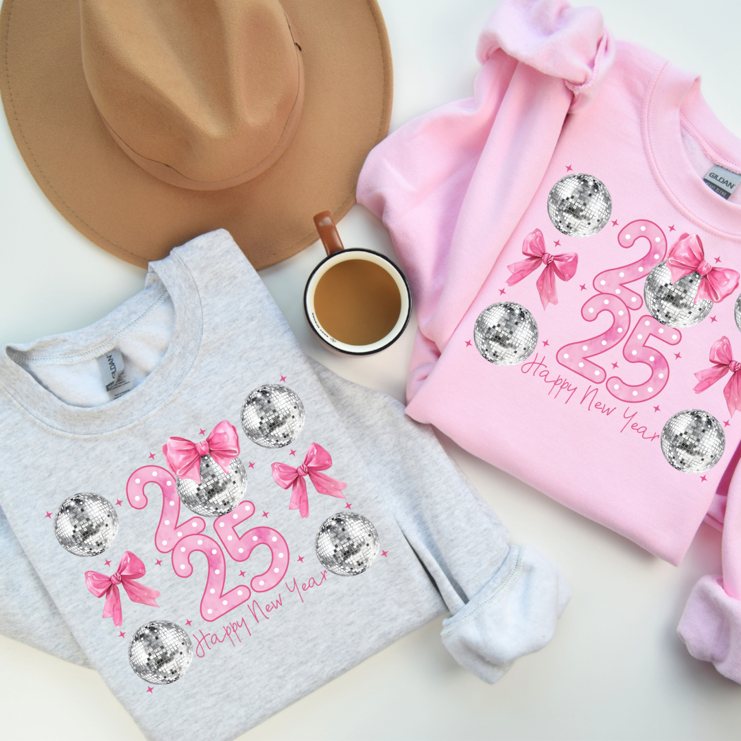 z2025 Disco and Bow Sweatshirtz