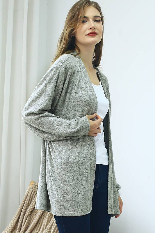 CWOCAL533_Long Sleeve Casual Open Front Long Cardigan
