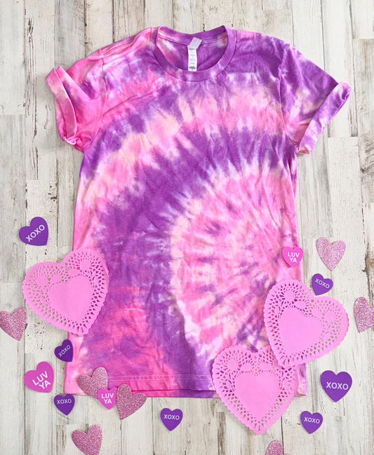 Girly Vibes Tie Dye Tee (CLOSING 12/27)