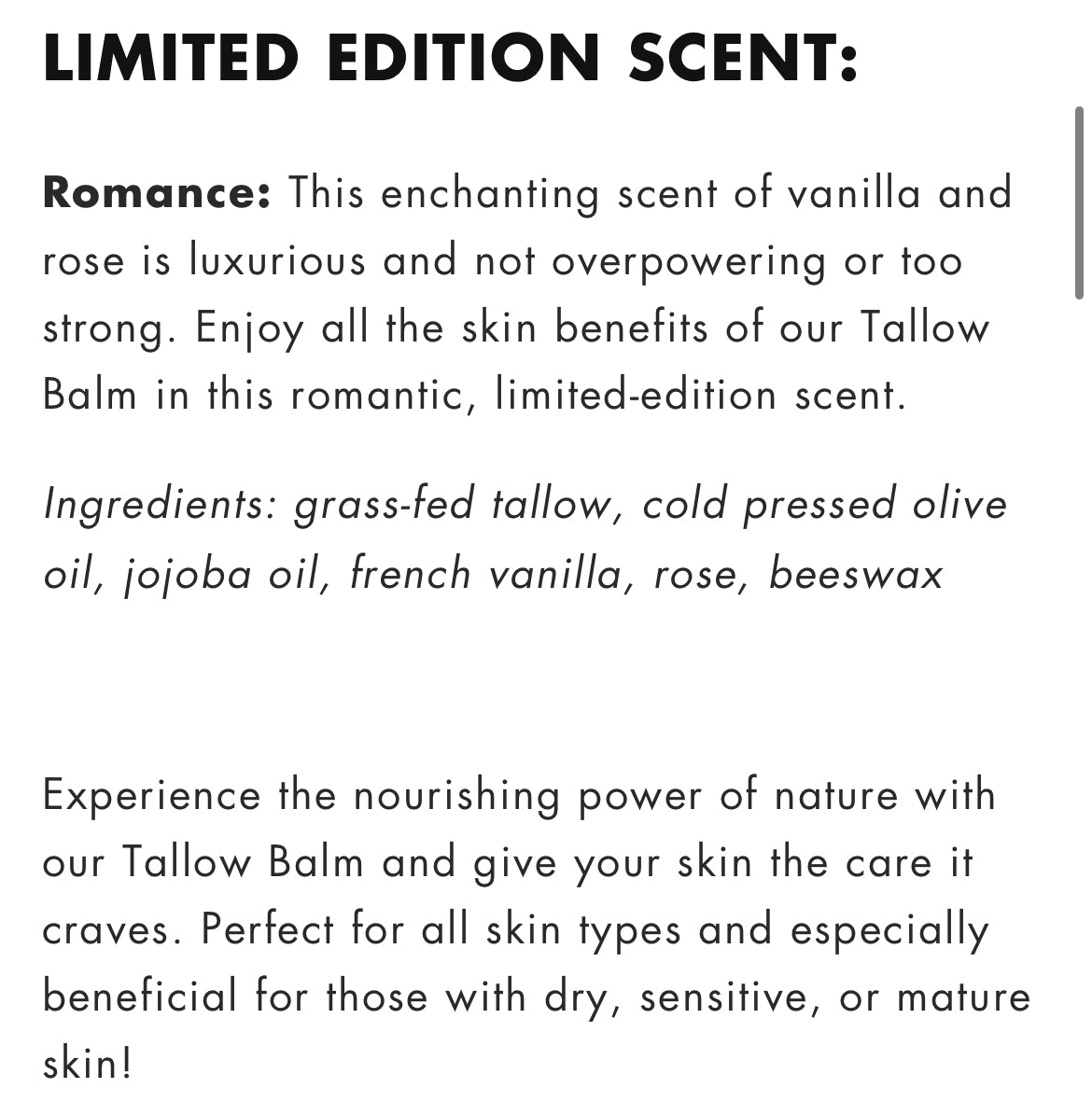 Tallow Balm