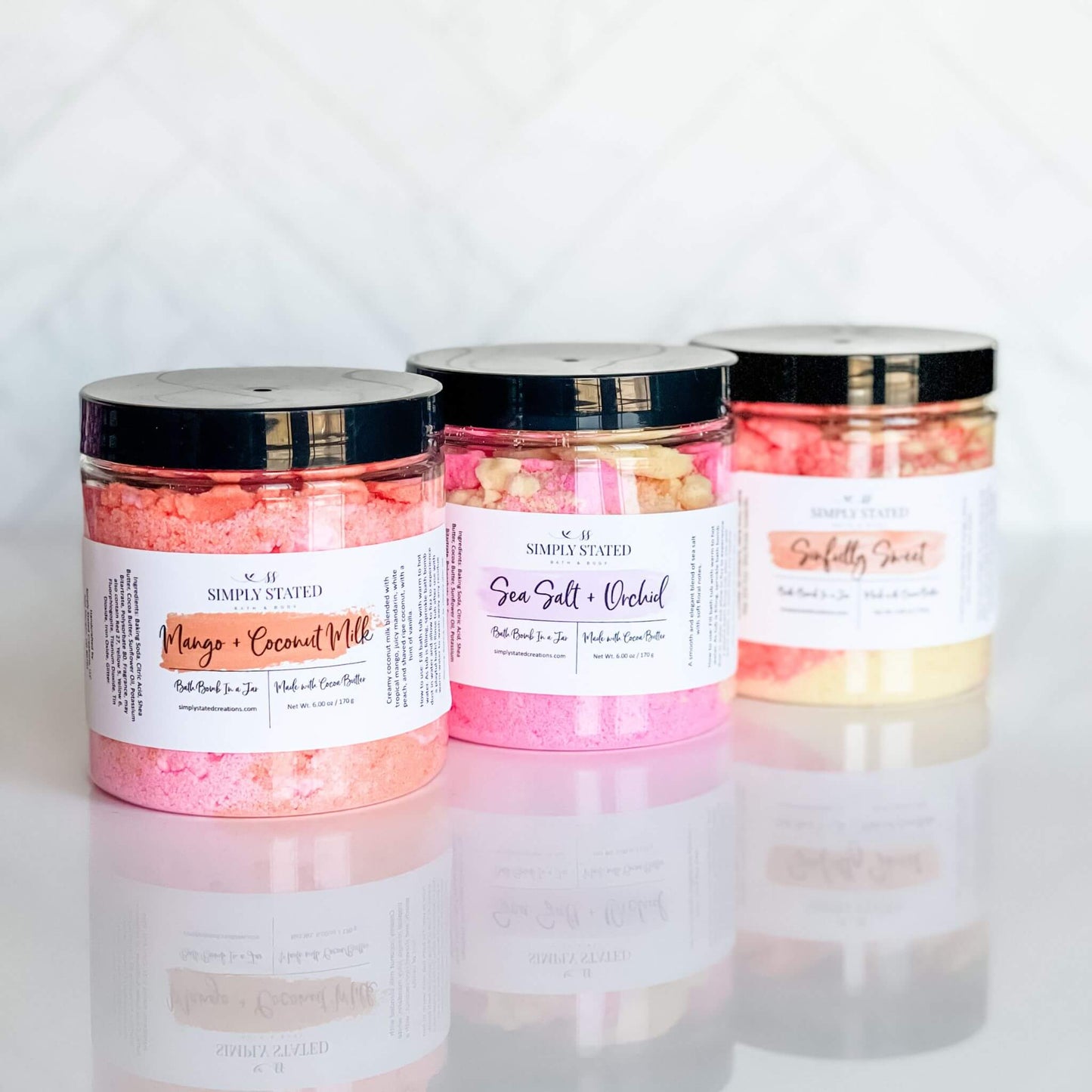 Bath Bomb in a Jar - Classic Label Sale