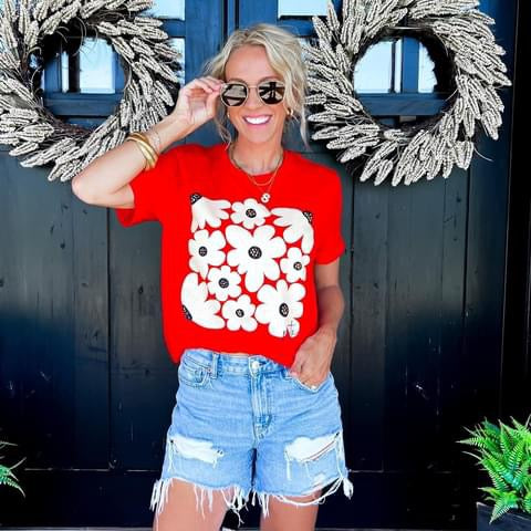 Boho Poppy Tee