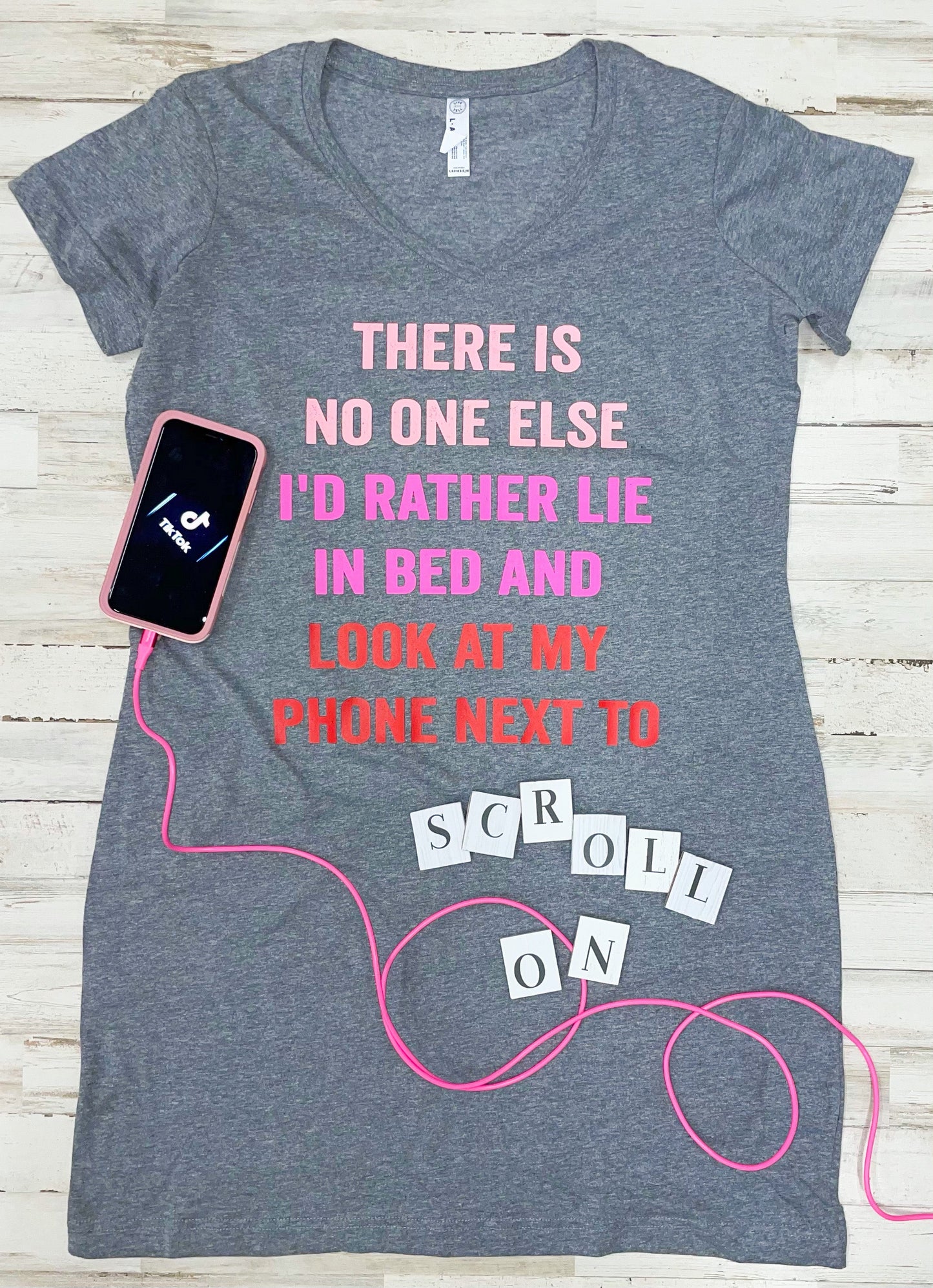 There Is No One Else (Grey Sleep Tee)