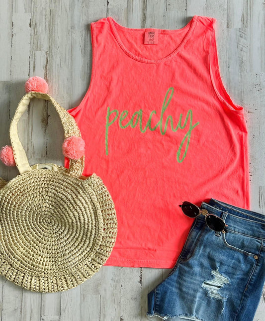 Peachy (Comfort Colors Tank) CLOSING 5/31