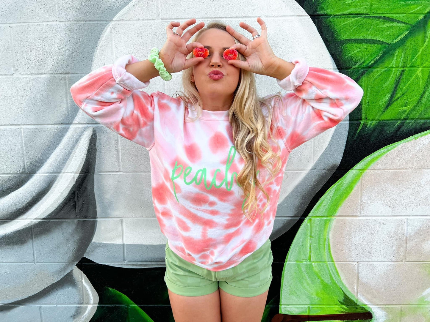 Peachy (Tie Dye Sweatshirt) CLOSING 5/31