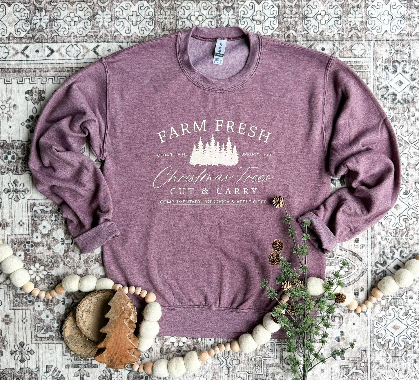 Farm Fresh Christmas Trees Sweatshirt