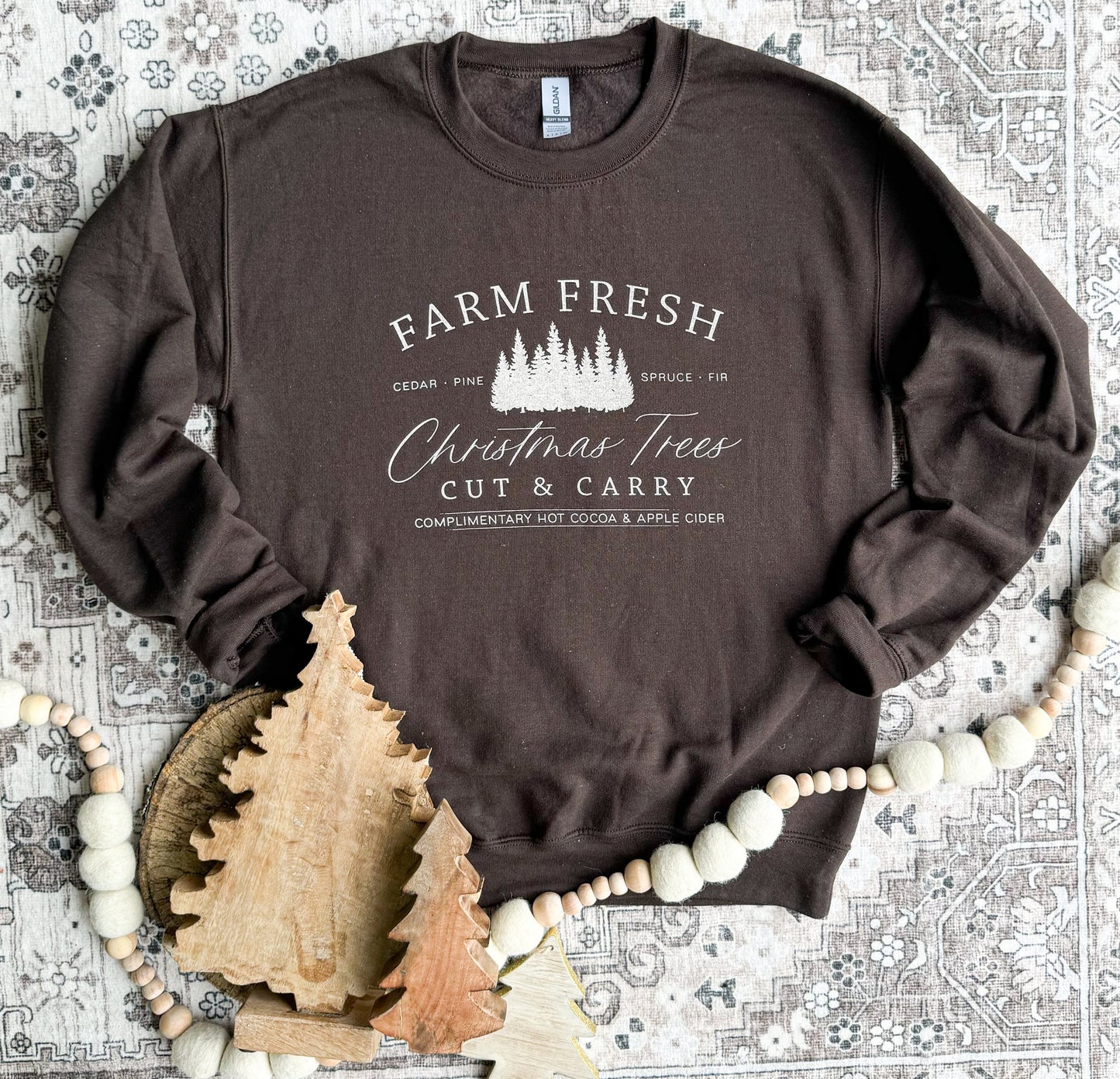 Farm Fresh Christmas Trees Sweatshirt