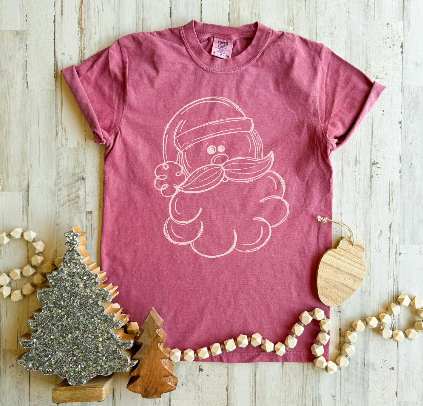 Cutie Santa Tee (Comfort Colors) CLOSING 8/30
