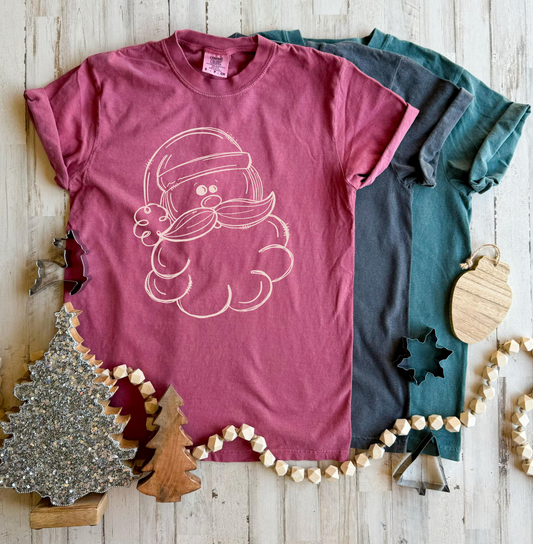 Cutie Santa Tee (Comfort Colors) CLOSING 8/30